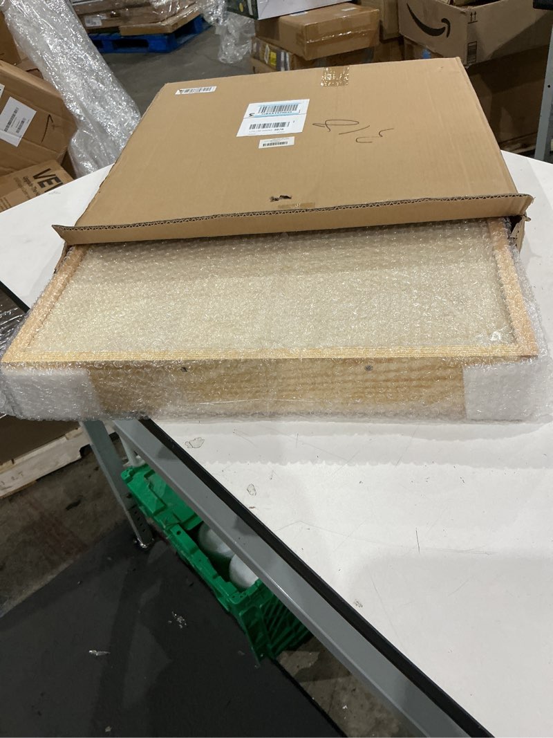 Condition photo showing Good Condition for mulush 23”w x 21”d x 3”h soft close slide out wood drawer organizer for kitchen, bottom and side assembly (cabinet opening>23.5 inches for bottom assembly, opening= 23 inches for side assembly) 23''w x 21''d