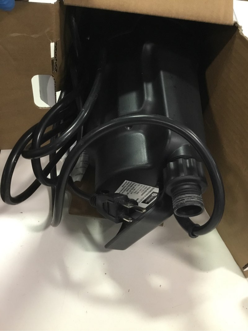 Condition photo showing As Is for Utilitech SW1110C 1/3-HP 115-Volt Thermoplastic Submersible Utility Pump NEW 