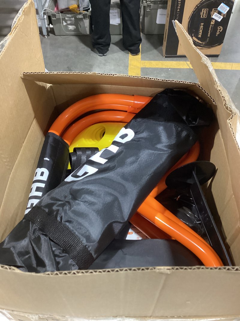 Condition photo showing Good Condition for GHB Agility Ladder,Football Training Equipment Set,4 Agility Hurdles, 20 feet12 Rungs Speed Ladder,12 Disc Cones,Resistance Parachute, Jump Rope, 5 Resistance Bands Yellow