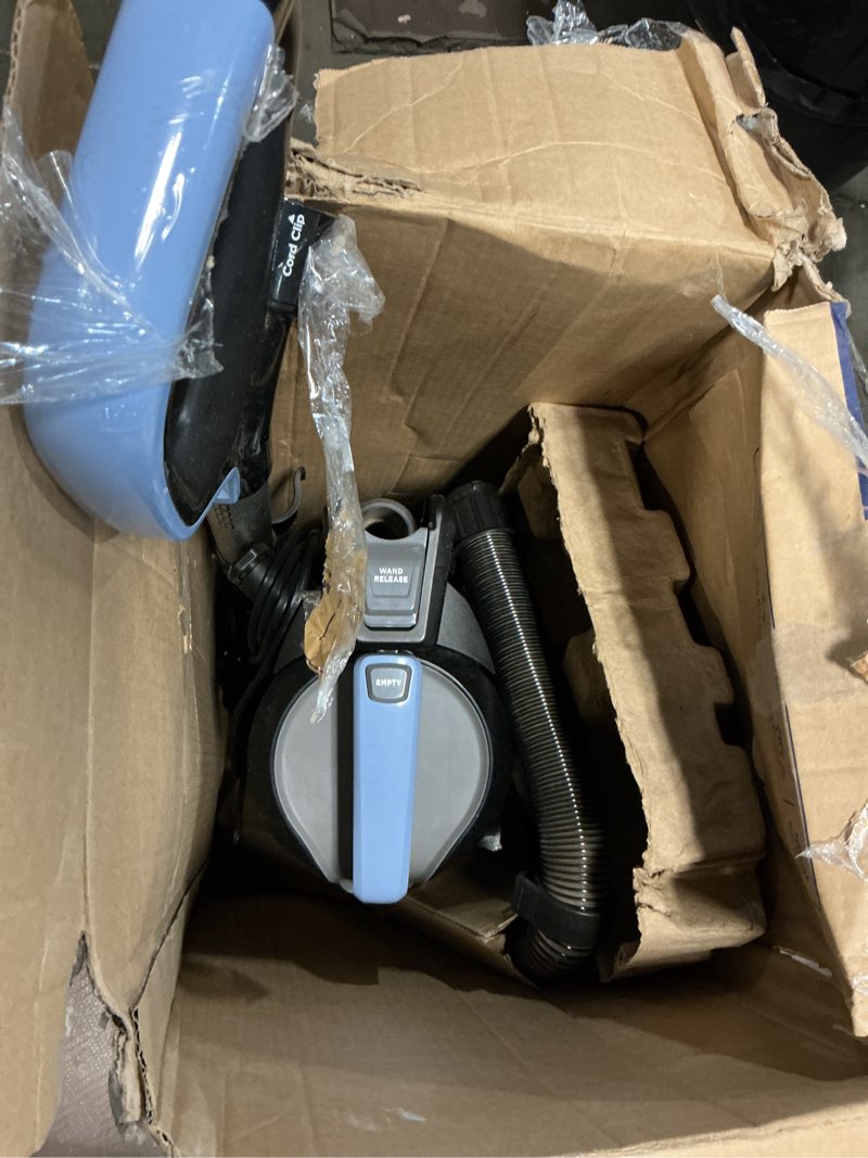 Condition photo showing As Is for bissell cleanview max tangle-free with led headlights, active extension wand, tangle-free brush roll, included pet tools, 4072l