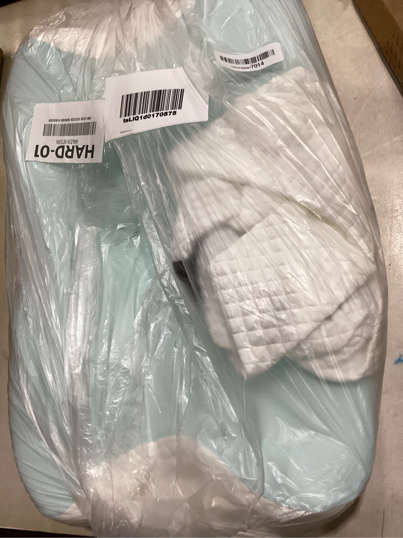 Condition photo showing Good Condition for cervical pillow for neck pain relief - ergonomic contour memory foam pillow with 2 pillowcases, orthopedic neck support for side back stomach sleepers