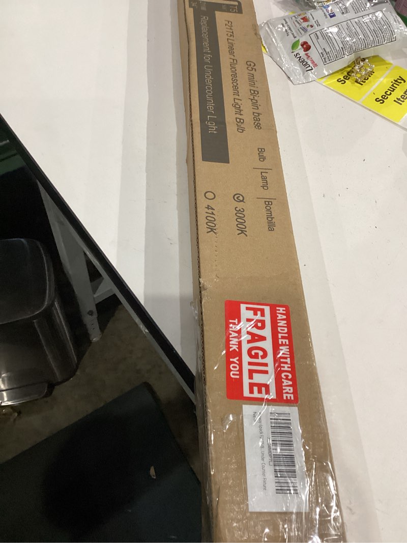Condition photo showing Good Condition for 6pack F21T5/830 21Watt 34 inch Fluorescent Light Bulb, T5 3000K Soft White Linear Tube, F21T5/21W/830 Warm White Replacement for Under Counter Fixture 34inch