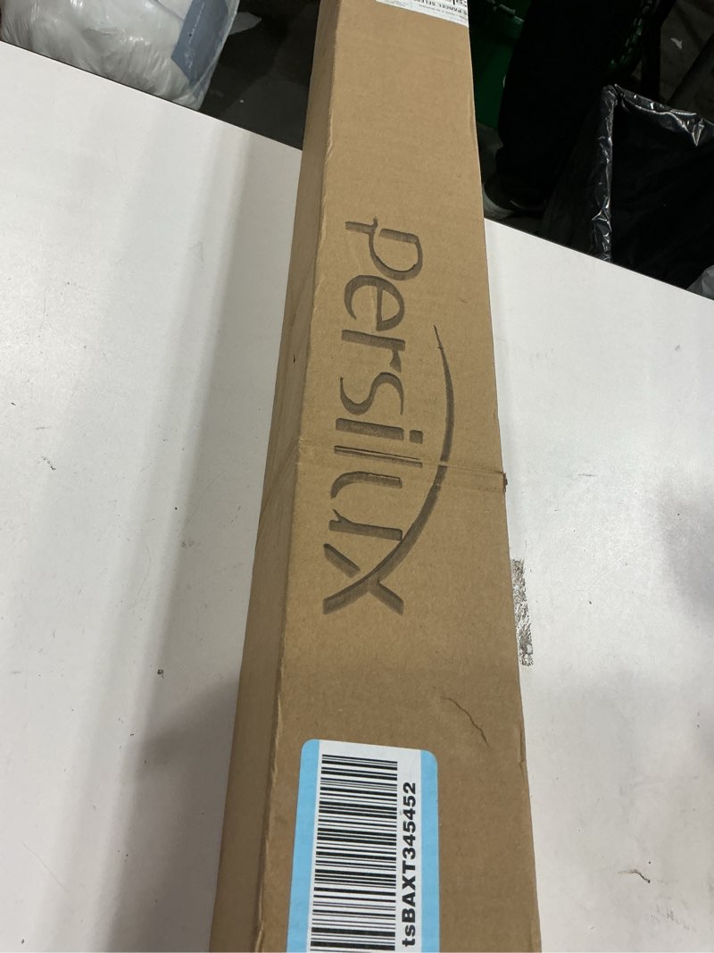 Condition photo showing New/Like New for persilux blackout roller shades for window blinds,cordless,linen fabric,thermal insulated fabric uv protection shades for home,office,bedroom,door,blackout-cream,39" w x 72" h 39"w x 72"h blackout-cream