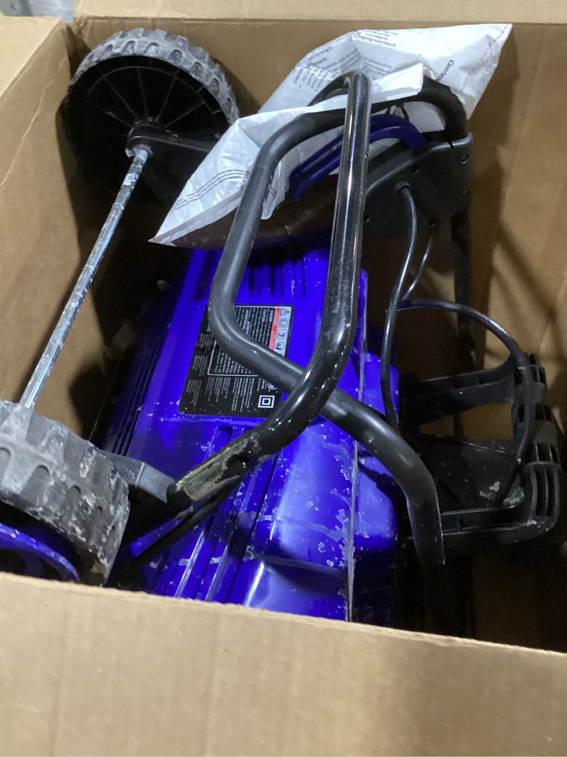 Condition photo showing Good Condition for Snow Joe 15-Amp Corded Electric Snow Blower, 22" Clearing Path w/Dual LED Lights, Steel Auger, 180° Adjustable Chute & Clean-Out Tool – High-Capacity for Large Driveways & Walkways, SJ627E