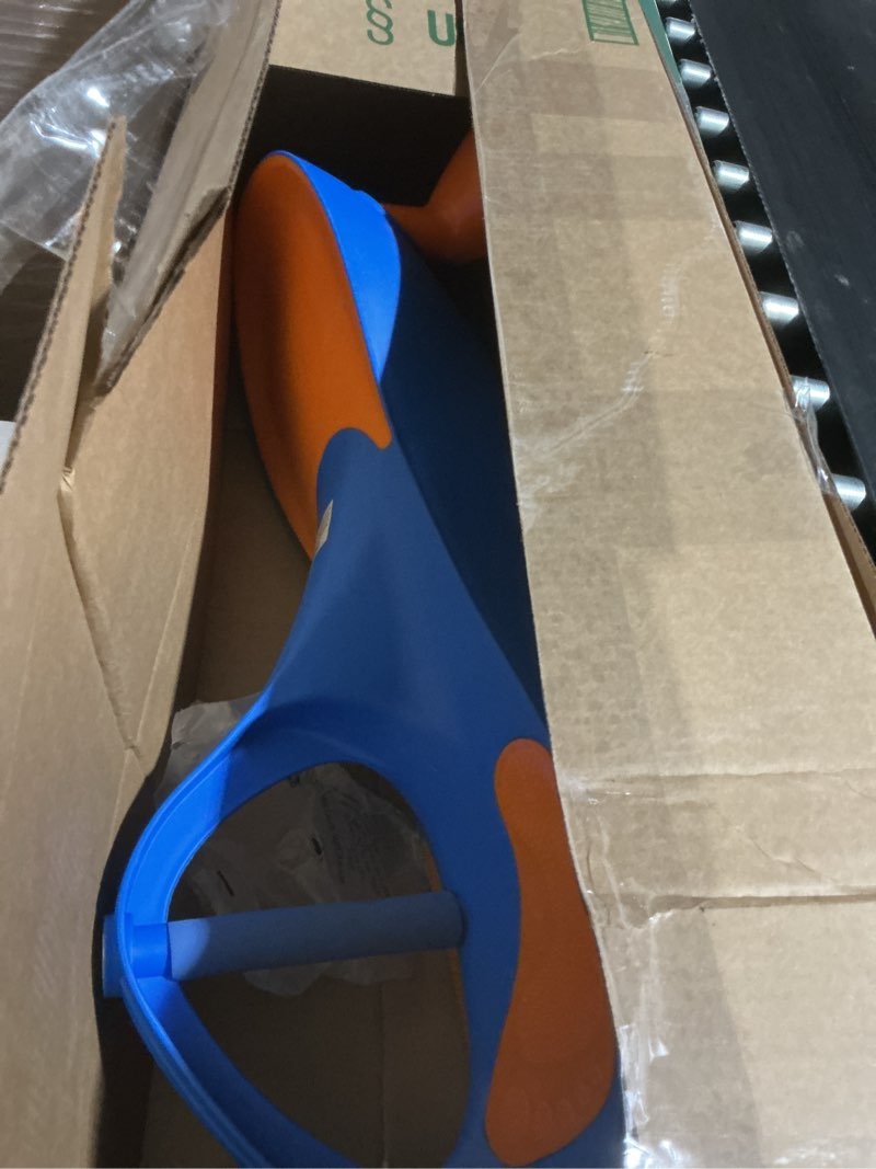 Condition photo showing As Is for Wiggle Car - Ride on Toy for Ages 3 and Up - Toddler Ride on Toys with no Batteries, Gears, or Pedals Just Twist, Wiggle, and Go by Lil’ Rider ( Blue and Orange)