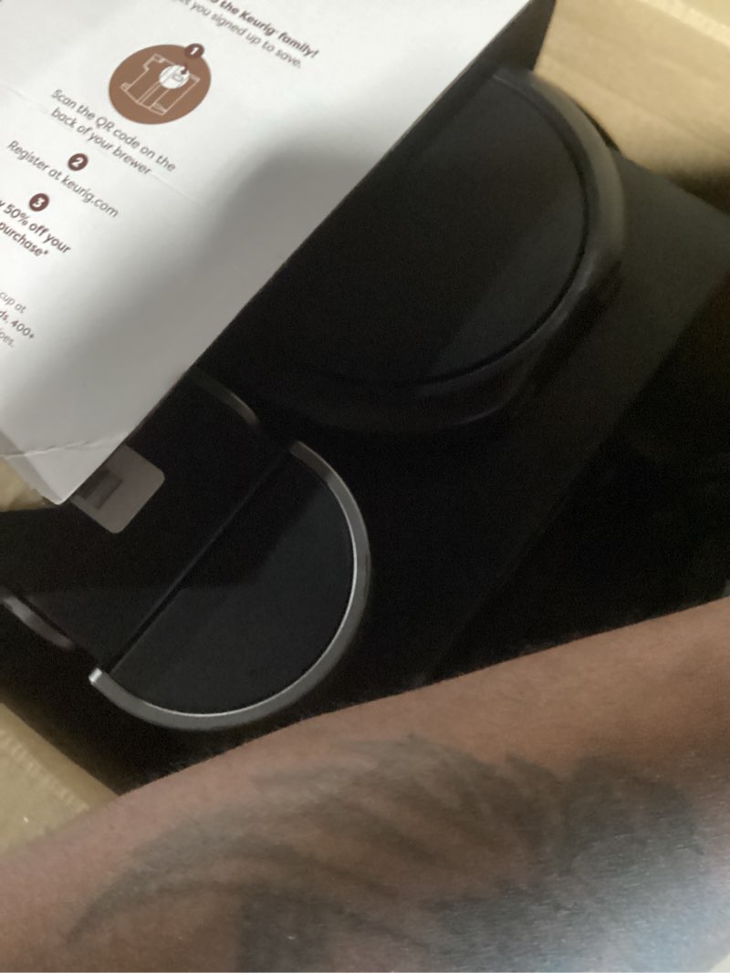 Condition photo showing New/Like New for keurig k-duo hot & iced single serve & carafe coffee maker, multistream technology, 72oz reservoir (gen 2)