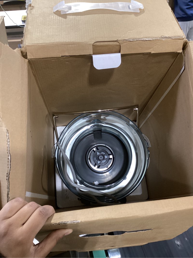 Condition photo showing Good Condition for breville bje200xl juice fountain compact centrifugal machine, 25 fl oz, silver