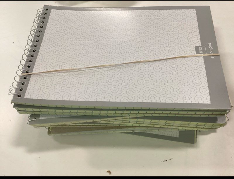office depot steno books, 6in. x 9in., gregg ruled, 70 sheets, white, pack of 12, 99475