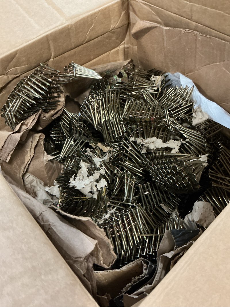 Condition photo showing Good Condition for grip-rite 15 degree galvanized roofing nails - secure shingles to wood substrates - 1-3/4" - 7200 count - grcr5dgal 1-3/4 "