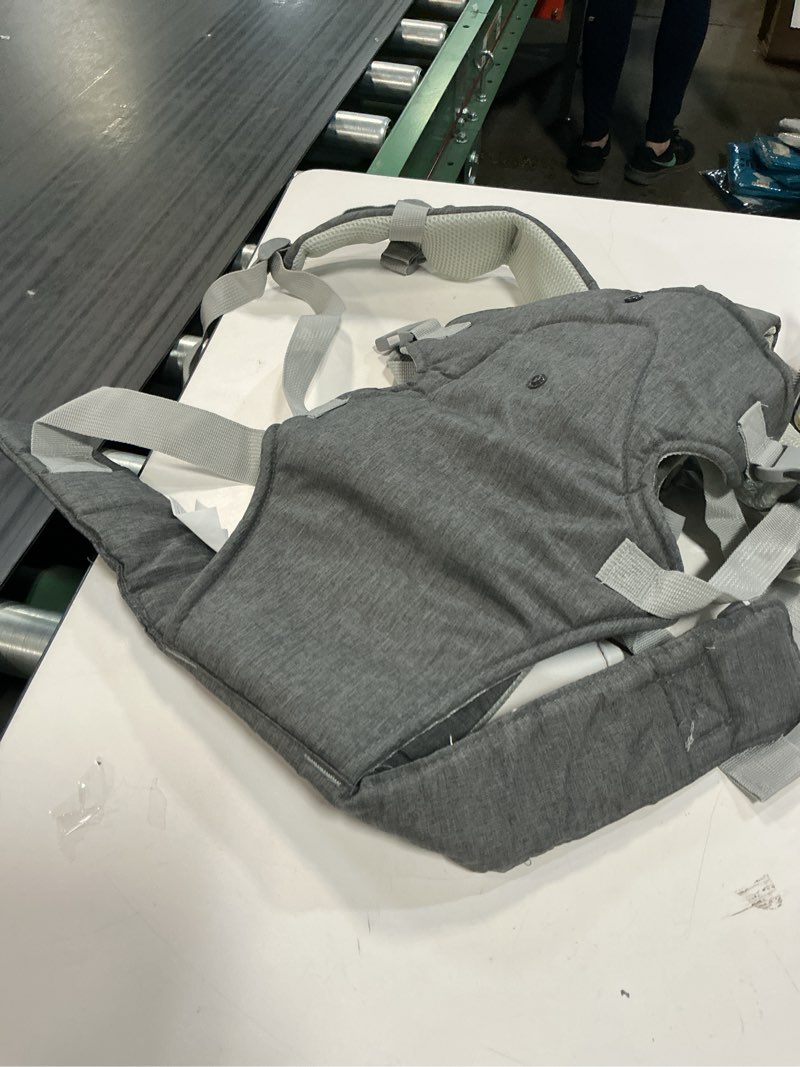 Condition photo showing As Is for rupoun baby carrier, convertible soft & cool baby carrier, 4-position, gray, for child, infant, newborn