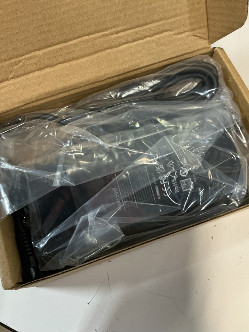 Condition photo showing New/Like New for 150w laptop charger compatible with hp zbook 15 16 17 15u 15v fury g7 g8,studio power g9/g8/g7/g6/g5/g4/g3,omen pavilion victus ac adapter power supply cord