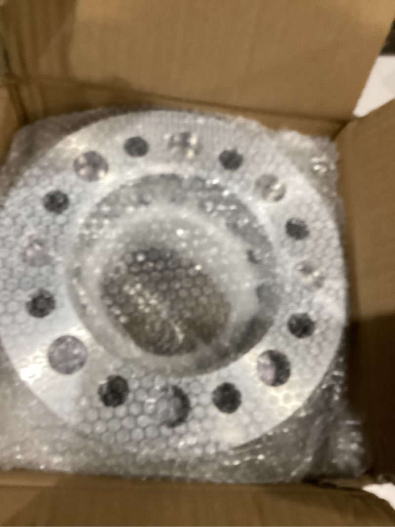 Condition photo showing Good Condition for hhcsop 8x6.5 wheel spacers 1.5 inch for chevy silverado suburban express 2500 3500, gmc c2500 k2500 sierra yukon xl 2500, 2pcs 8x165.1 wheel adapter with m14x1.5 studs & hub bore 126.15mm