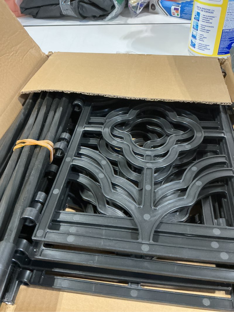 Condition photo showing New/Like New for 3 set garden trellis for climbing plants, kalolary 5ft plastic screen garden trellis cucumber grow trellises vine grow support for potted plant outdoor indoor fruits vegetable