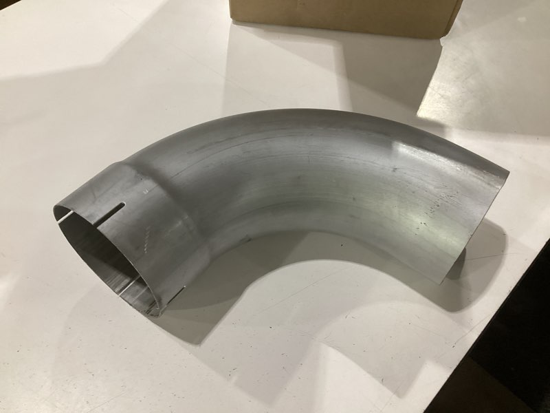 Condition photo showing Good Condition for exhaust elbow, 5 inch, 90 degree,12 inch length