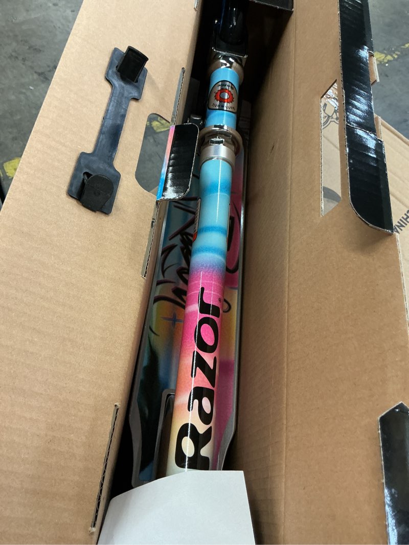 Condition photo showing Good Condition for razor a kick scooter - spring break special edition graphic  aluminum  foldable  for child ages 5+