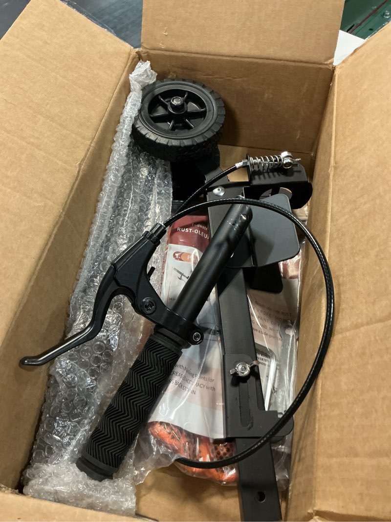 Condition photo showing Good Condition for marking paint wand, industrial two wheel striping paint sprayer, paint sticks for line paint ground, sports field, parking lot, work with inverted marking spray paint (round-tip nozzle) 35"