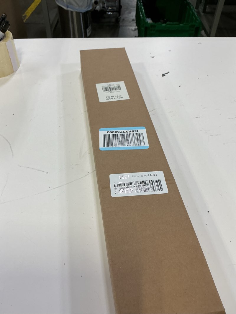 Condition photo showing New/Like New for lazblinds cordless cellular shades, blackout privacy honeycomb shades for home, thermal insulation noise reduction blinds for windows, 20'' w x 64'' h, taupe blackout-taupe 20'' w x 64'' h