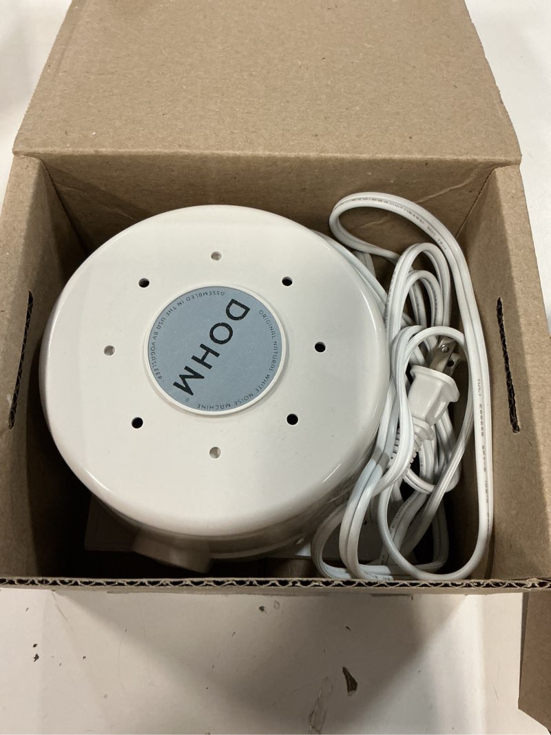 Condition photo showing Good Condition for yogasleep dohm classic (white) the original white noise sound machine, soothing natural sounds from a real fan, sleep therapy for adults & baby, noise cancelling for office privacy & meditation white pack of 1