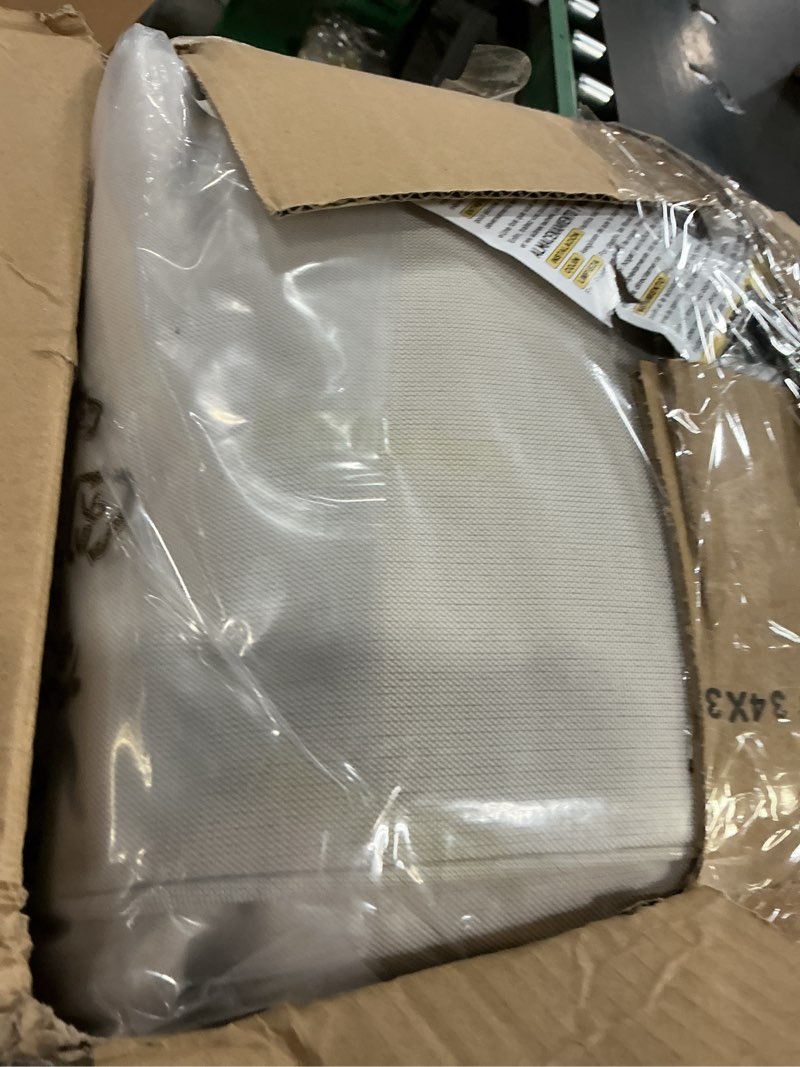 Condition photo showing Good Condition for sunrox 2 pack outdoor chair cushions waterproof & fadeshield patio furniture cushions, all-weather quick-dry deep seat cushions with drymesh drainage replacement cushions for sofa couch 22x24 inch cream 22x24 inch (pack of 2)