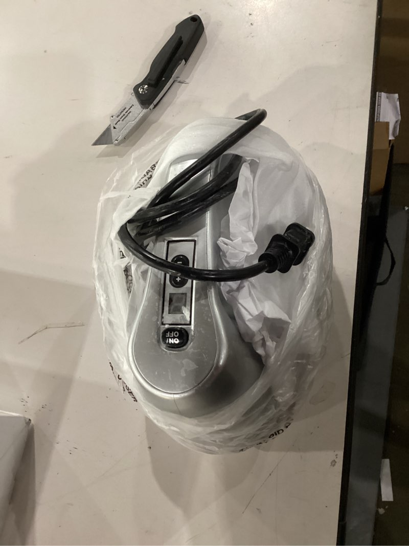 Condition photo showing As Is for Cuisinart Power Advantage Plus 9-Speed Hand Mixer, 220W Motor, Electric Mixer with Dishwasher-Safe Beaters, Storage Case, HM-90BCS, Brushed Chrome Brushed Chrome 9-Speed