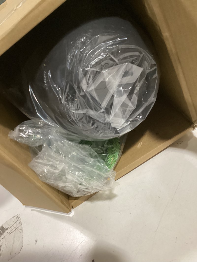 Condition photo showing Good Condition for Jexine 2 Pack 2ft Artificial Christmas Norfolk Pine Tree with Pot Realistic Faux Christmas Norfolk Branch with Pine Cones Tabletop Xmas Tree Greenery for Front Porch Mantel Entryway Xmas Home Decor