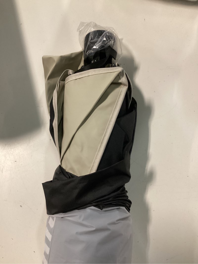 Condition photo showing Good Condition for [upgraded] nmoiss windshield sun shade umbrella - [vinyl coating heat shield] protect car from sun rays & heat damage keep cool and protect interior, spring structure edge medium 56" l x 31" w medium (56" l x 31" w)