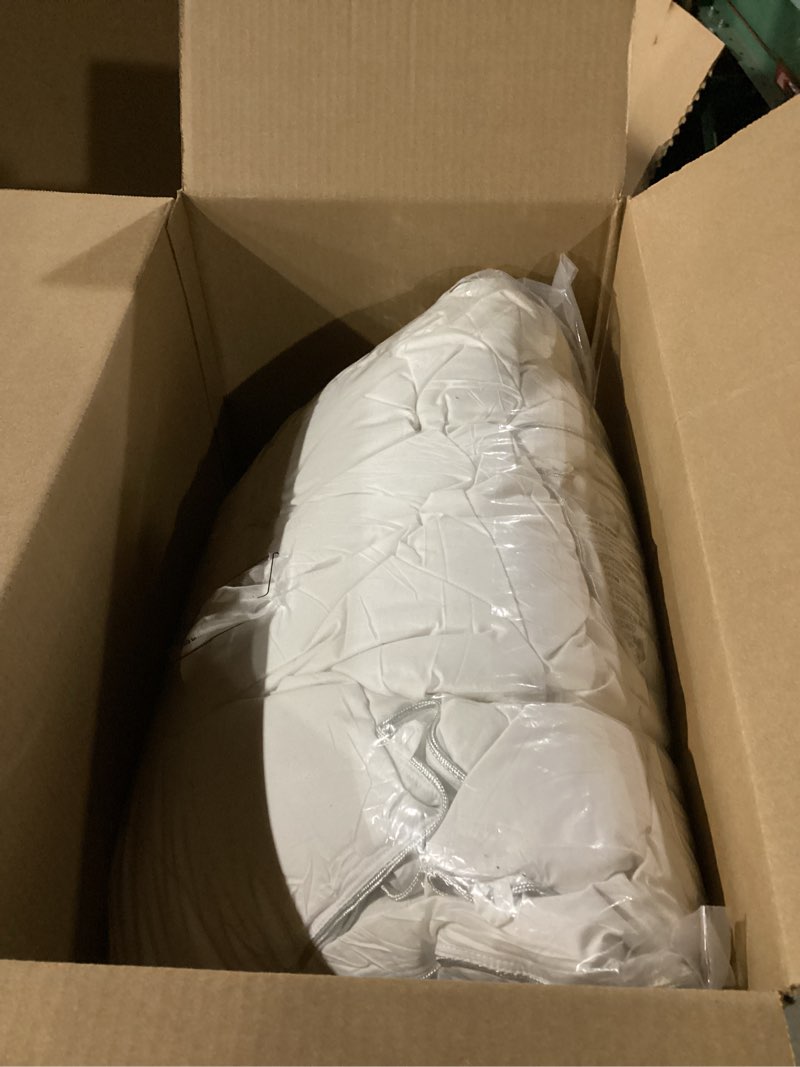 Condition photo showing Good Condition for APSMILE Heavyweight Down Feather Fibers Comforter Twin Size - Ultra-Soft Luxury High Fill-Power Hotel-Style Thicker Winter Duvet Insert for Colder Weather/Sleeper (68x90, White) Twin White/Heavyweight