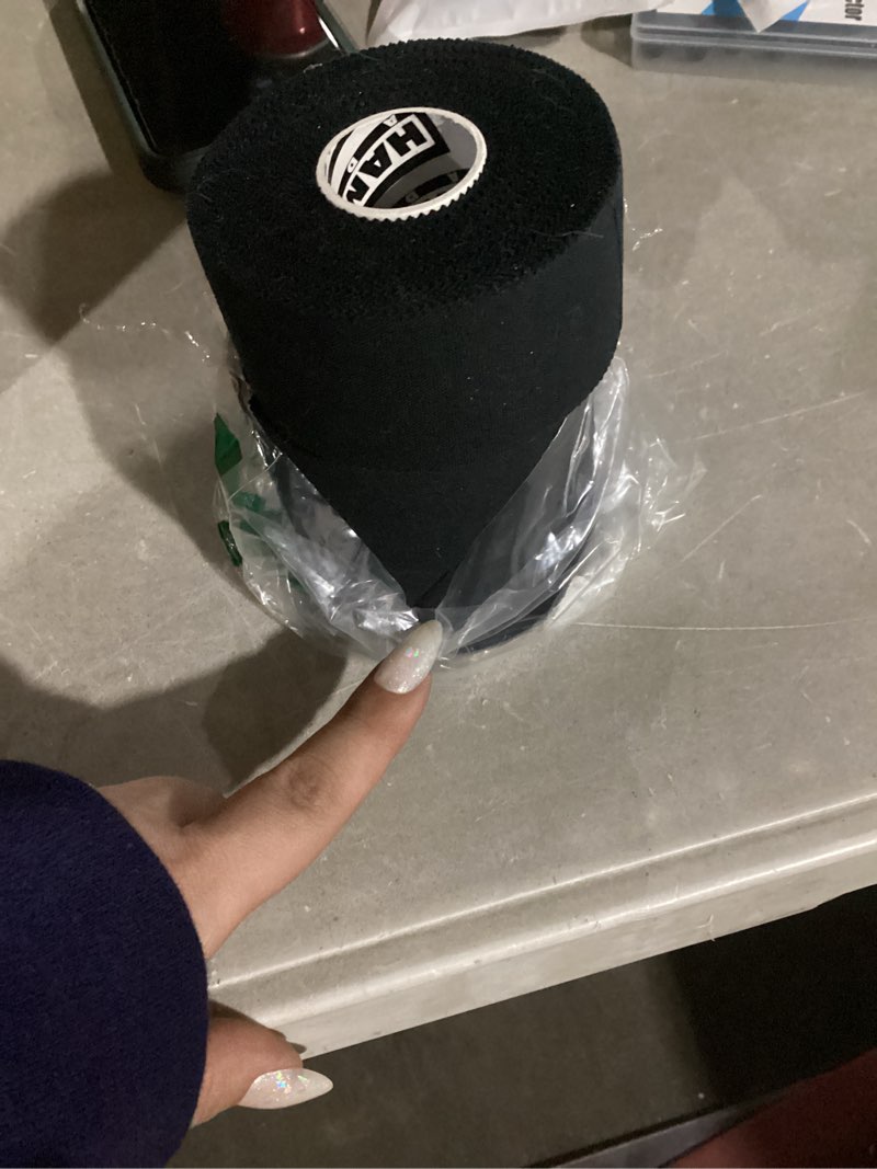 Condition photo showing Good Condition for (3 Pack) Black Athletic Sports Tape, Very Strong Easy Tear No Sticky Residue Tape for Athlete & Sport Trainers & First Aid Injury Wrap,Suitable for Bats,Tennis,Gymnastics & Boxing?1.5in X 35ft? A-black