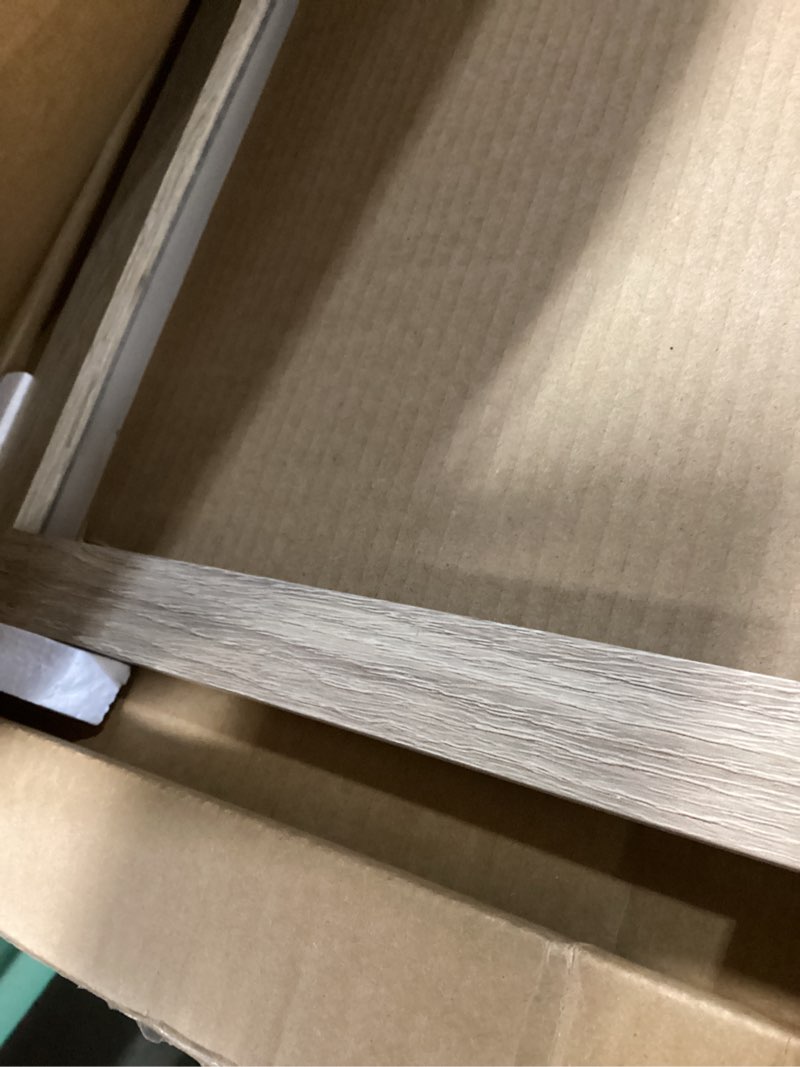 Condition photo showing Good Condition for mcs studio gallery 20x28 poster frame natural woodgrain engineered wood, vertical & horizontal wall hanging large picture frame for photos, posters & art prints (1-pack) 1-pack natural woodgrain 20x28