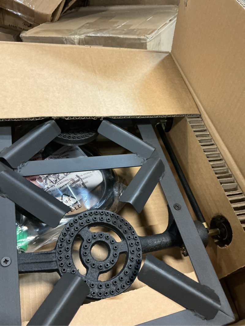 Condition photo showing Good Condition for Propane Double Burner Angle Iron Camp Stove with CSA Listed Regulator and 4ft Hose (SA2200)