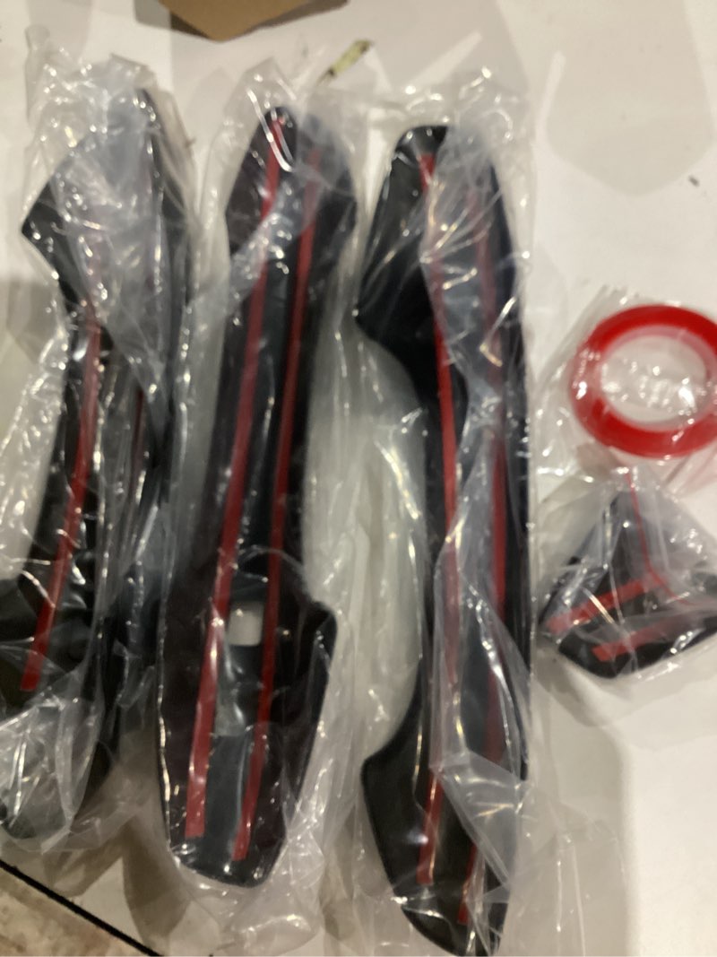 Condition photo showing As Is for ABS Glossy Black Exterior Door Handle Cover Trim for Kia K5 Accessories 2020 2021 2022 2023 2024 2025 with Smart Keyhole (Not for Optima 2015-2019)