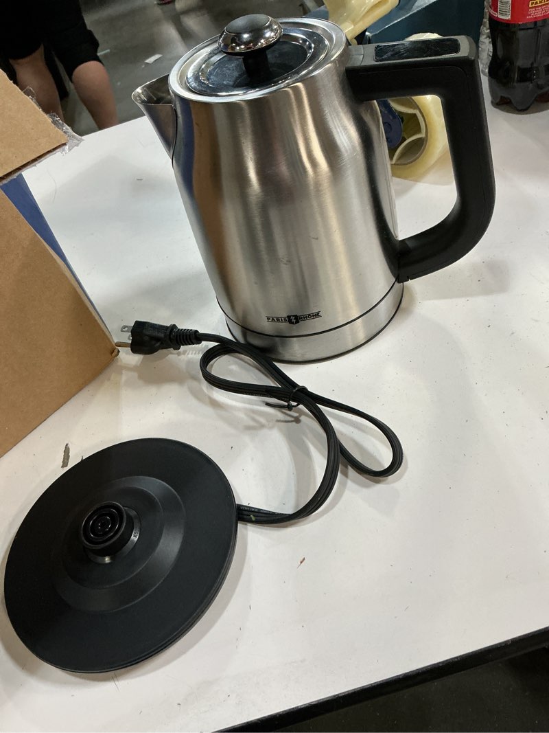 Condition photo showing As Is for paris rhône electric kettle