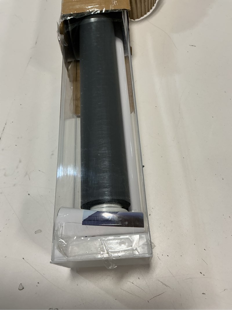 Condition photo showing Good Condition for AOSKY Cordless Roller Shades Blackout Blinds for Windows Room Darkening Rolled Up Shades with Spring System, UV Protection Window Shades Door Blinds for Home and Office (38" W x 72" H, Black) 38"W x 72"H Black