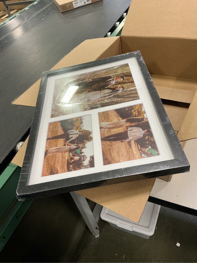 Condition photo showing Good Condition for 4x5 Picture Frame Black for Wall Hanging or Tabletop, Wood 4 x 5 Frame Photo Frame for Wall Horizontally or Vertically, Black, 1 Pack 1 4x5 inch