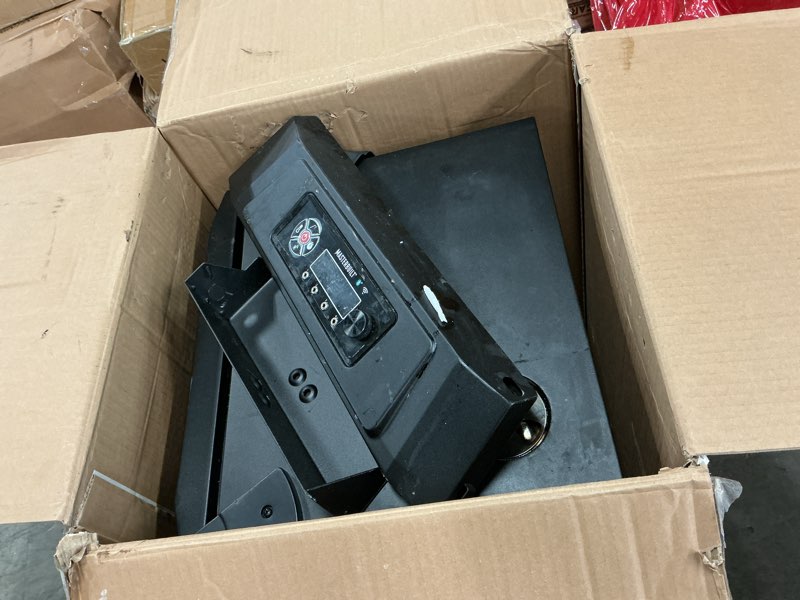 Condition photo showing As Is for Masterbuilt®710 WiFi Digital Smoker, Vertical Design, 711 Cooking Sq. Inches, 4 Chrome Coated Smoking Racks, Wood Chip Loader, Electric Fuel Source to Plug in and Start Cooking, Black Model MB20070924 30" Window, Legs & Wifi