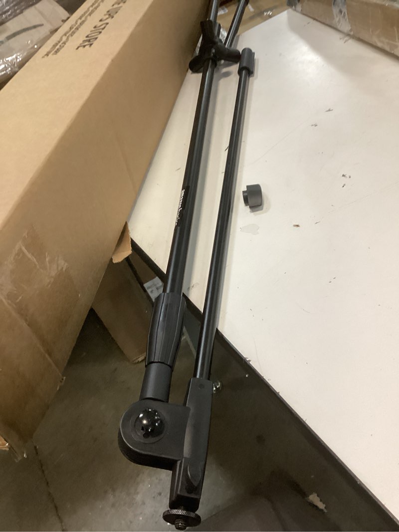 Condition photo showing As Is for Amazon Basics 64-inch Extendable Tripod for iPhones and Smartphones, Selfie Stick Mode and Phone Tripod Mode, Black