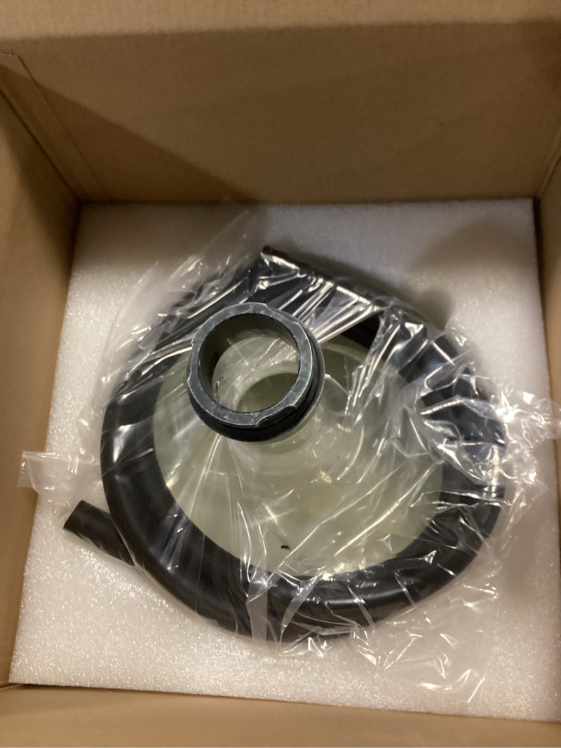 Condition photo showing As Is for Hookah Set Premium Modern Glass Hookah Silicone Bowl Hookah Hose with Detachable Aluminum Handle Charcoal Tongs Charcoal Holder Stainless Steel Down Stem with Diffuser for Better Smoking Clear