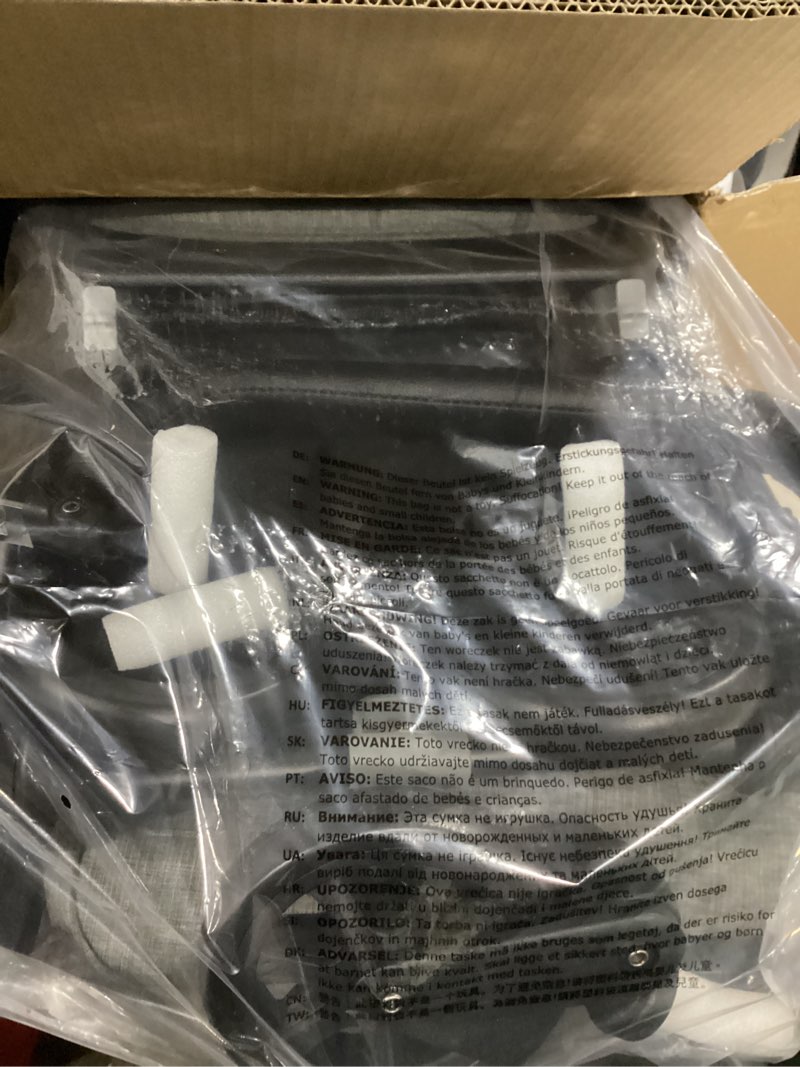 Condition photo showing As Is for lightweight travel stroller for baby & toddlers - easy fold & compact stroller with canopy, storage basket, multi-position recline & convenient one-hand fold (grey)