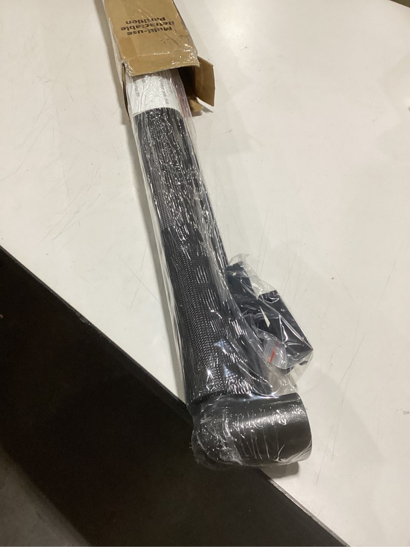 Condition photo showing Good Condition for Retractable Baby Gates for Doorways, Mesh Dog Gate for Stairs, Pet Gate Indoor, Extends to 55" Wide 33" Tall, Safety Toddlers Gates for Hallways, Indoor & Outdoor Use, Black Black 33'' Tall x 55'' Wide