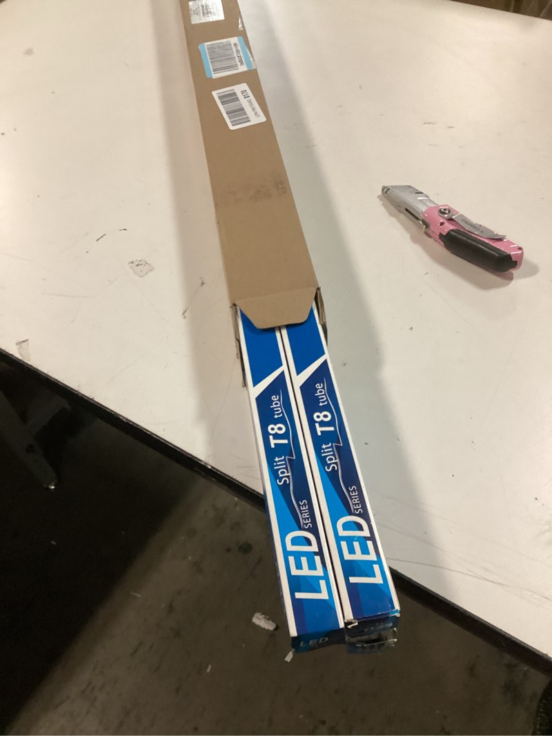 Condition photo showing New/Like New for LightingWill LED T8 Light Tube 3FT, Warm White 3000K-3500K, Dual-End Powered Ballast Bypass, 2000 Lumens 15W (32W Fluorescent Equivalent), Frosted Cover, AC85-265V Lighting Tube Fixtures, 4 Pack Warm White 3FT