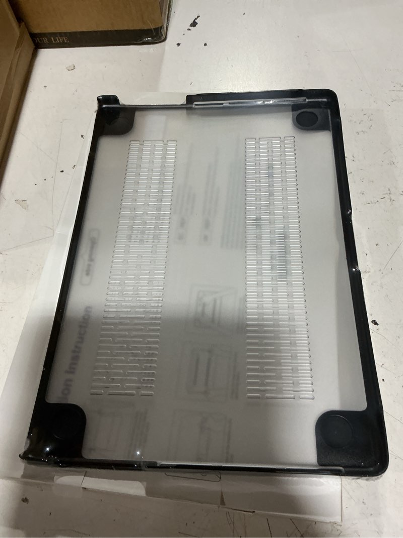 Condition photo showing New/Like New for blueswan anti-cracking hard shell case for macbook pro 16 inch, m5 2026-2021 release m4 m3 m2 m1 pro/max chip, scratch resistant & drop-protection soft tpu bumper, frosted clear 2021-2026 macbook pro 16 m5 m4 m3 m2 m1 frosted clear