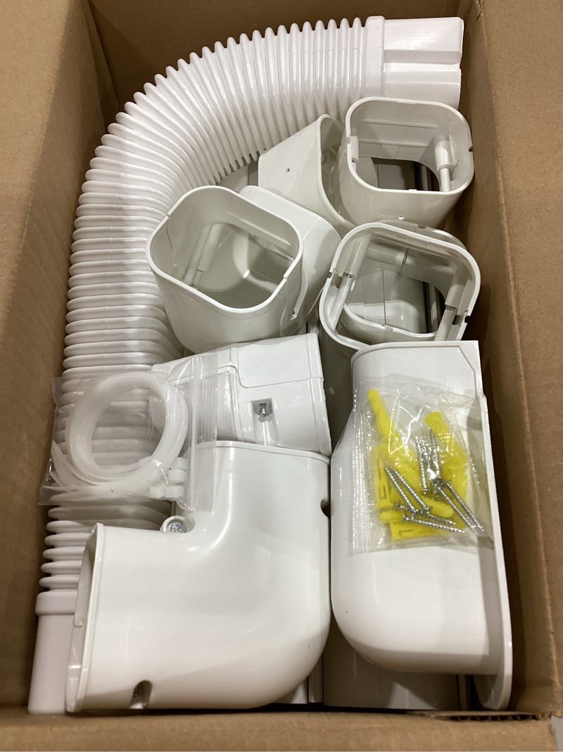 Condition photo showing Good Condition for yoleshy 3'' 9 ft mini split line set cover pvc mini split cover kit easy installation decorative line cover kit for mini split ac line cover kit for heat pump & units air conditioners 3 inch w 9ft l