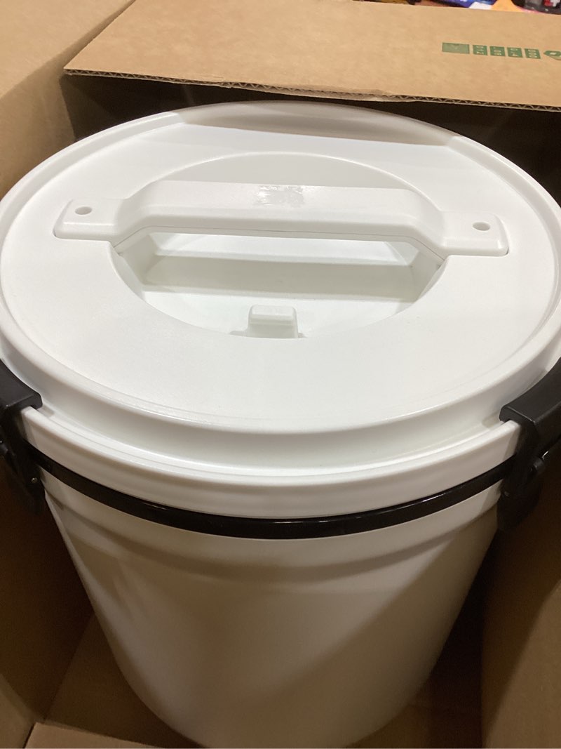Condition photo showing New/Like New for Stanley Adventure Fast Flow Water Jug 2 Gallon | Leakproof Ice Water Dispenser | Insulated Beverage Cooler | Easy Pour Spigot and Latched Foam Lid | BPA-Free Chalk