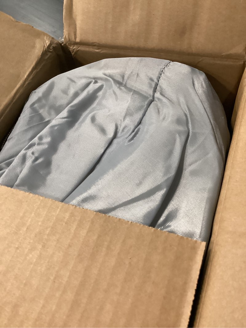 Condition photo showing Good Condition for air mattress full with built-in pump, blow up mattress with soft flocked top, leakproof inflatable mattress, foldable waterproof air bed for home, guests, camping, with storage bag deep blue full 18
