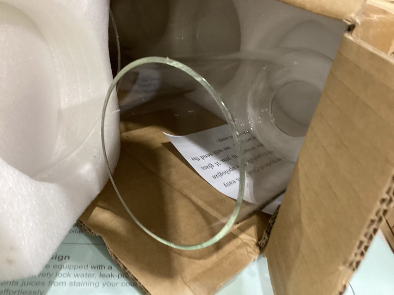Condition photo showing Good Condition for 3-pack clear glass shade, glass lamp shade covers replacements for light fixtures, 1-5/8-inch fitter globes & shades for chandelier wall sconces pendant lights bath vanity lights clear glass 3 pack