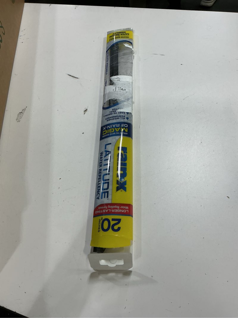 Condition photo showing Good Condition for Rain-X 5079277-2 Latitude 2-In-1 Water Repellent Wiper Blades, 20 Inch Windshield Wipers (Pack Of 1), Automotive Replacement Windshield Wiper Blades With Patented Repellency Formula 20" Latitude