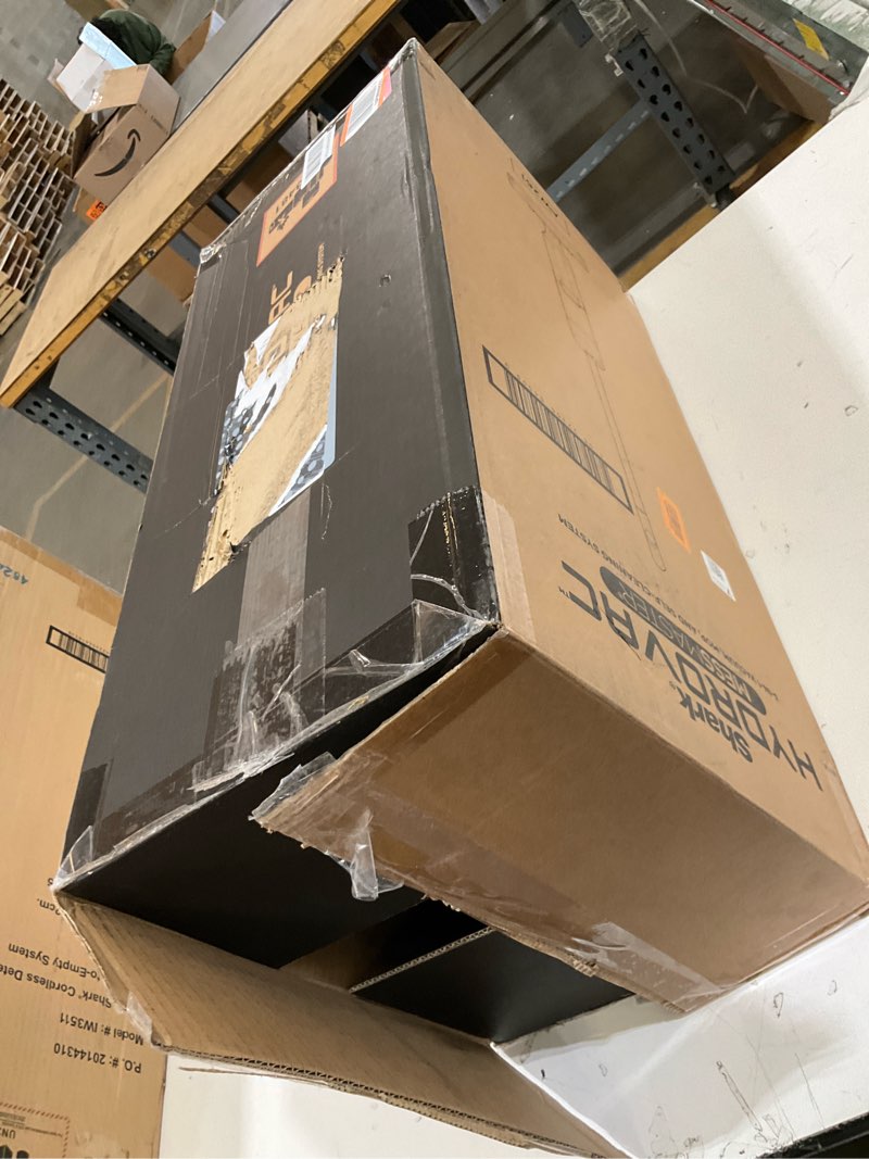 Condition photo showing As Is for shark | wet dry vacuum cleaner | vacuum and mop combo | hydrovac messmaster | 3-in-1 self-cleaning + powerful suction | 2 brushrolls & 2 solutions included | hardwood floor & area rug cleaner | aw261 cordless w/ premium