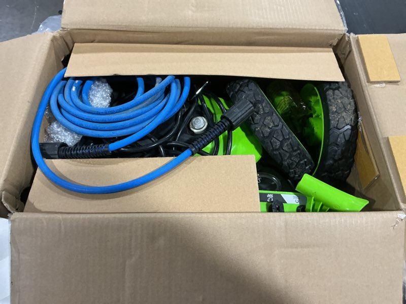 Condition photo showing Good Condition for greenworks 2500-psi 2-gpm cold water electric pressure washer with 5 spray tips