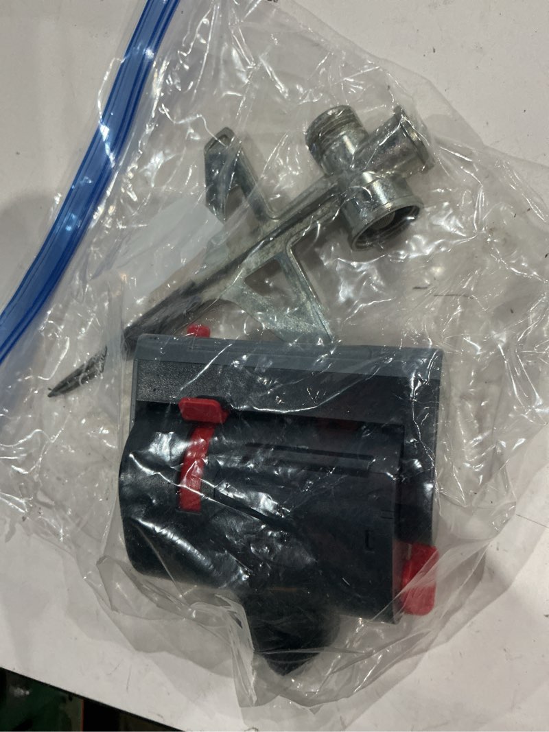 Condition photo showing As Is for (incomplete, missing pieces)eden 94145 4-way adjustable mini turbo oscillating sprinkler with step spike gear drive, heavy duty, gardening watering system, lawn & garden, coverage up to 4069sq.ft