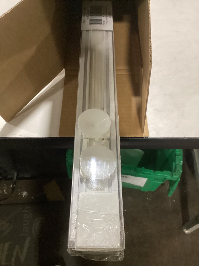 Condition photo showing New/Like New for LazBlinds Tool-Free Cordless Pleated Shades with Suction Cups Light Filtering Top Down Bottom Up Pleated Blinds for Window Size 23" W x 60" H, White White 23" W x 60" H